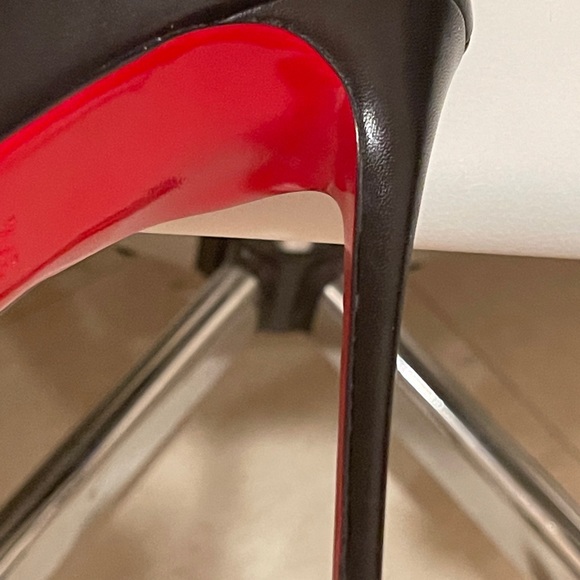 Christian Louboutin Black Leather Boots. - Picture 6 of 9